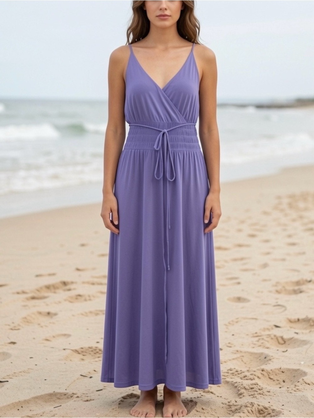 New White House Black Market Sleeveless Strappy Midi Dress
